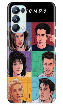 Friends Mobile Back Case for Oppo Reno5 Pro (Design - 357)