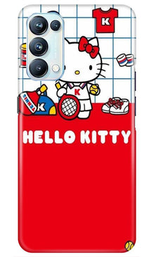 Hello Kitty Mobile Back Case for Oppo Reno5 Pro (Design - 363)