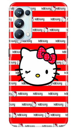 Hello Kitty Mobile Back Case for Oppo Reno5 Pro (Design - 364)