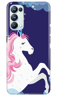Unicorn Mobile Back Case for Oppo Reno5 Pro (Design - 365)