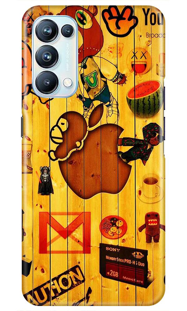 Wooden Texture Mobile Back Case for Oppo Reno5 Pro (Design - 367)