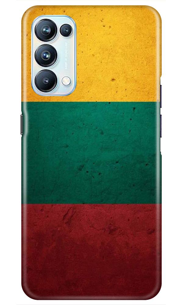 Color Pattern Mobile Back Case for Oppo Reno5 Pro (Design - 374)