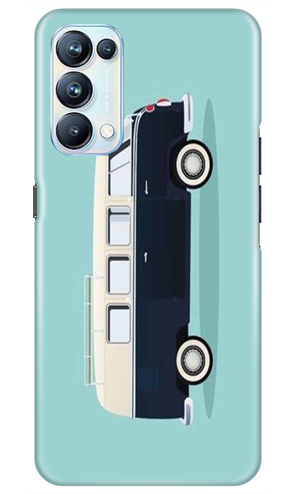 Travel Bus Mobile Back Case for Oppo Reno5 Pro (Design - 379)