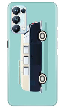 Travel Bus Mobile Back Case for Oppo Reno5 Pro (Design - 379)