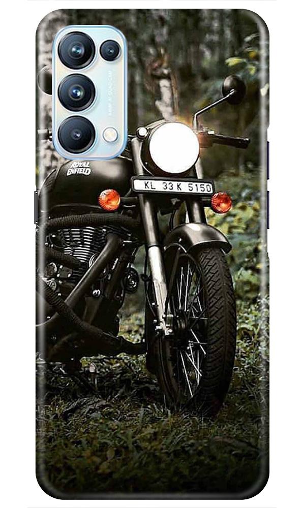 Royal Enfield Mobile Back Case for Oppo Reno5 Pro (Design - 384)