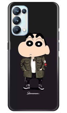 Shin Chan Mobile Back Case for Oppo Reno5 Pro (Design - 391)