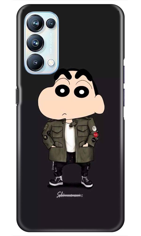 Shin Chan Mobile Back Case for Oppo Reno5 Pro (Design - 391)