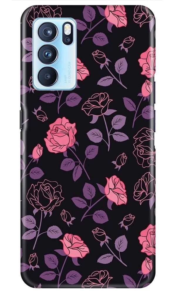 Rose Pattern Case for Oppo Reno6 5G