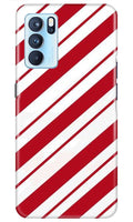 Red White Case for Oppo Reno6 5G
