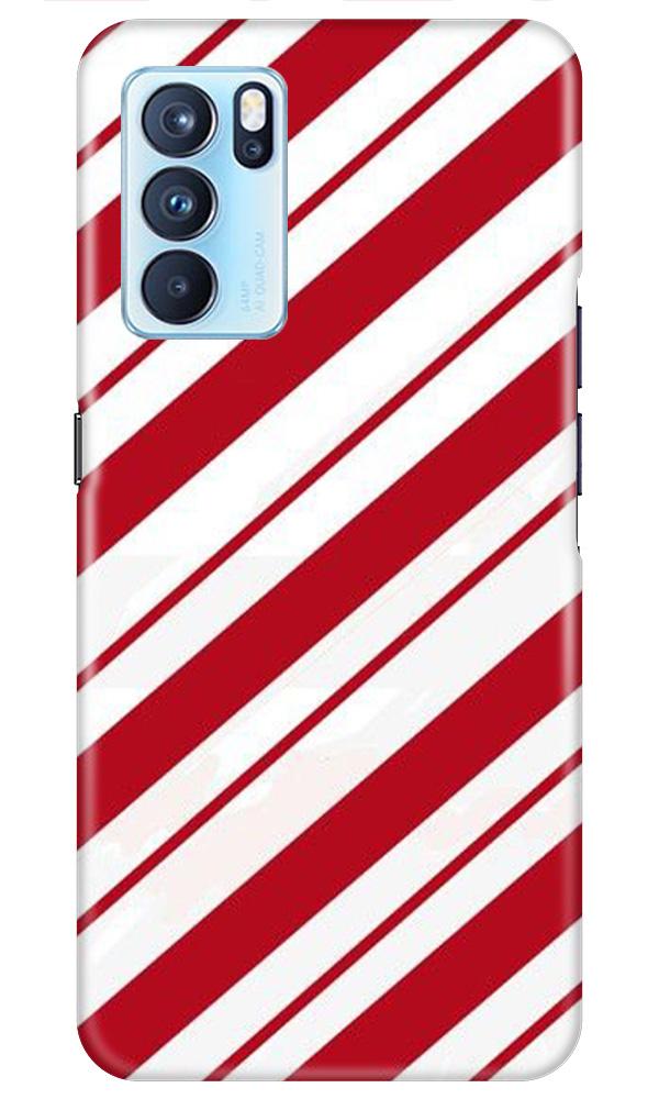 Red White Case for Oppo Reno6 5G