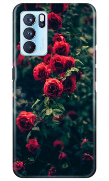 Red Rose Mobile Back Case for Oppo Reno6 5G (Design - 66)