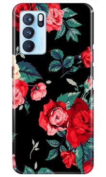Red Rose2 Mobile Back Case for Oppo Reno6 Pro 5G (Design - 81)