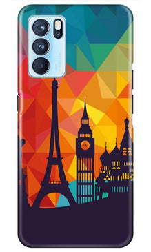 Eiffel Tower2 Mobile Back Case for Oppo Reno6 Pro 5G (Design - 91)
