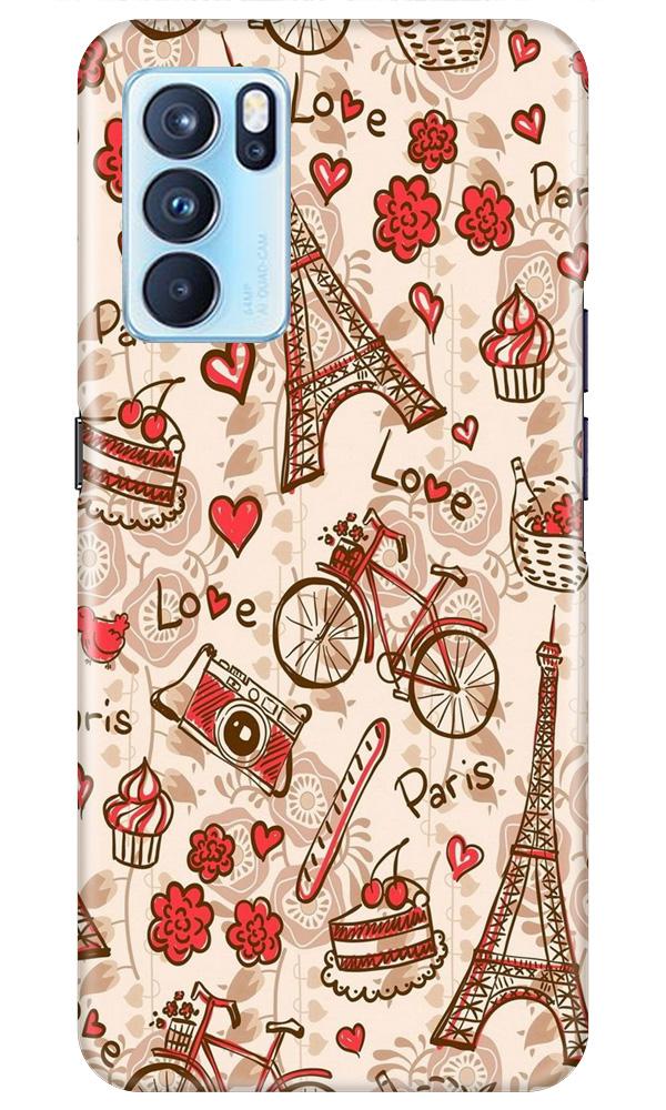 Love Paris Case for Oppo Reno6 5G  (Design - 103)