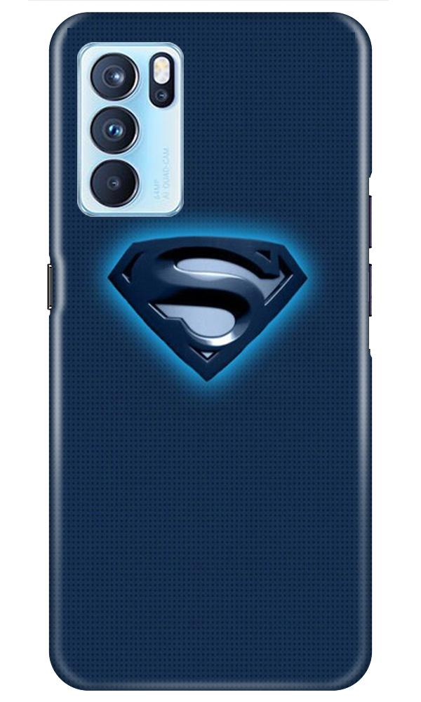 Superman Superhero Case for Oppo Reno6 5G(Design - 117)