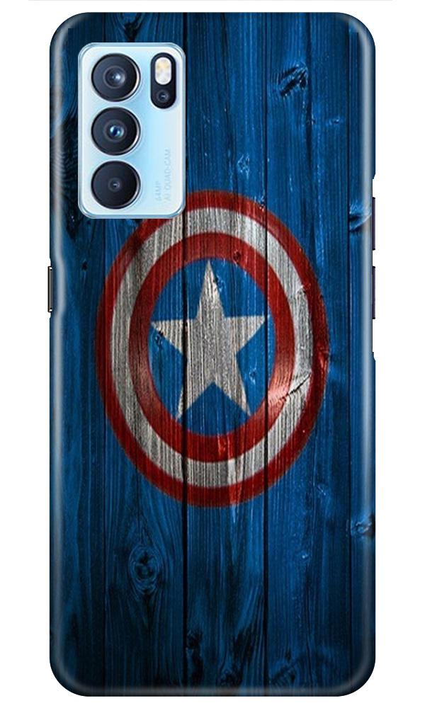 Captain America Superhero Case for Oppo Reno6 Pro 5G  (Design - 118)