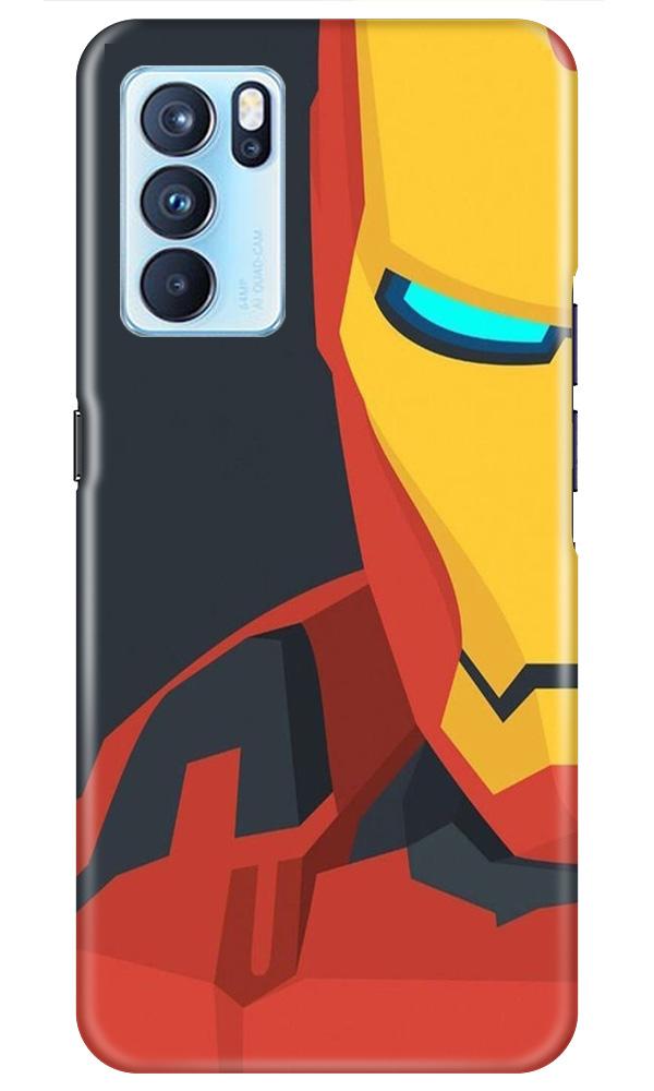 Iron Man Superhero Case for Oppo Reno6 Pro 5G  (Design - 120)