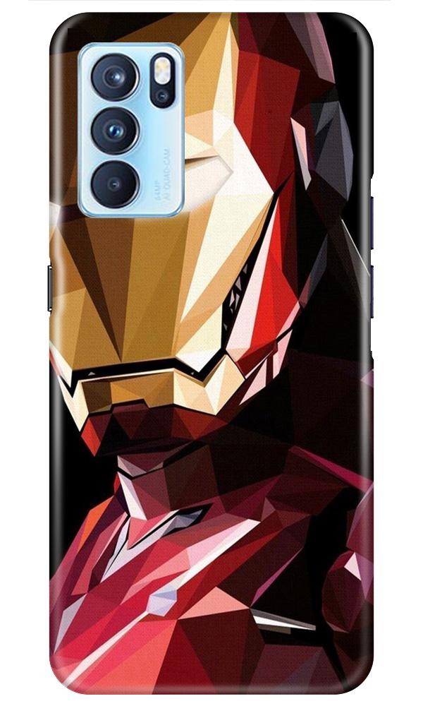 Iron Man Superhero Case for Oppo Reno6 5G  (Design - 122)