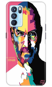 Steve Jobs Mobile Back Case for Oppo Reno6 5G  (Design - 132)