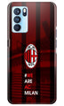 AC Milan Case for Oppo Reno6 Pro 5G  (Design - 155)