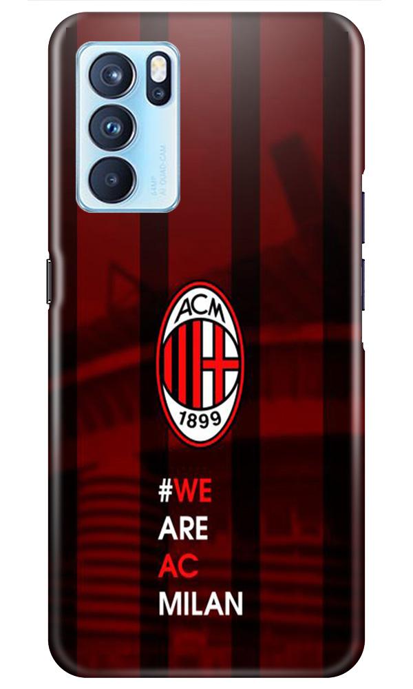 AC Milan Case for Oppo Reno6 Pro 5G  (Design - 155)