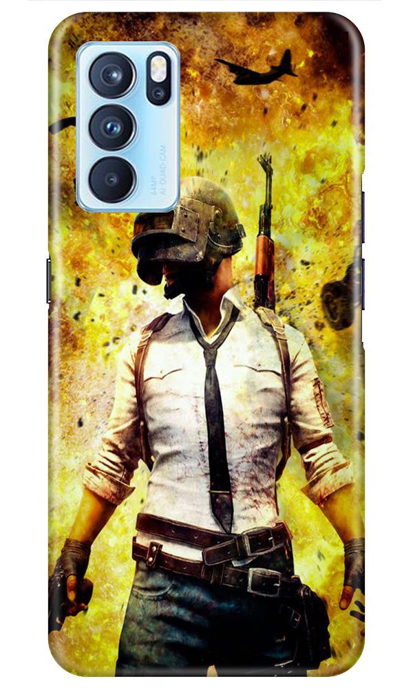 Pubg Case for Oppo Reno6 Pro 5G  (Design - 180)