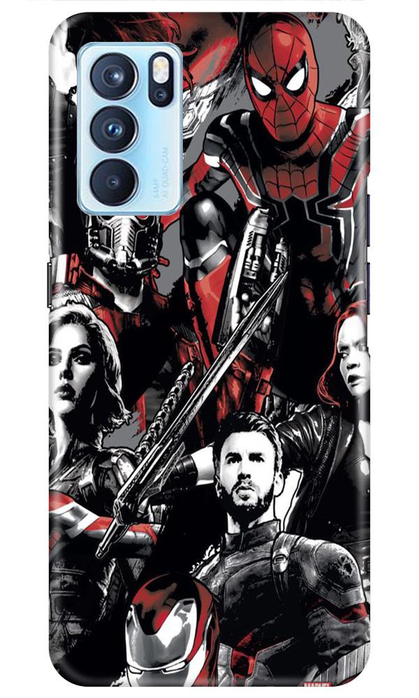 Avengers Case for Oppo Reno6 5G (Design - 190)