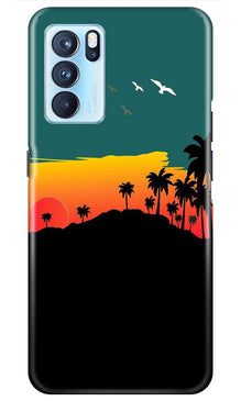 Sky Trees Mobile Back Case for Oppo Reno6 Pro 5G (Design - 191)