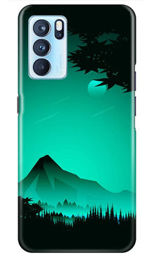Moon Mountain Mobile Back Case for Oppo Reno6 Pro 5G (Design - 204)