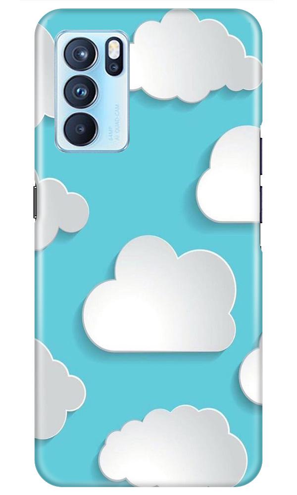 Clouds Case for Oppo Reno6 Pro 5G (Design No. 210)