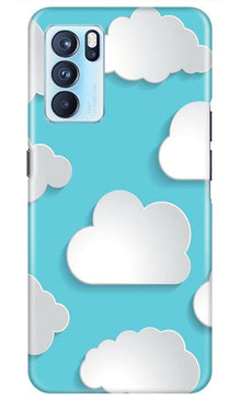 Clouds Mobile Back Case for Oppo Reno6 5G (Design - 210)