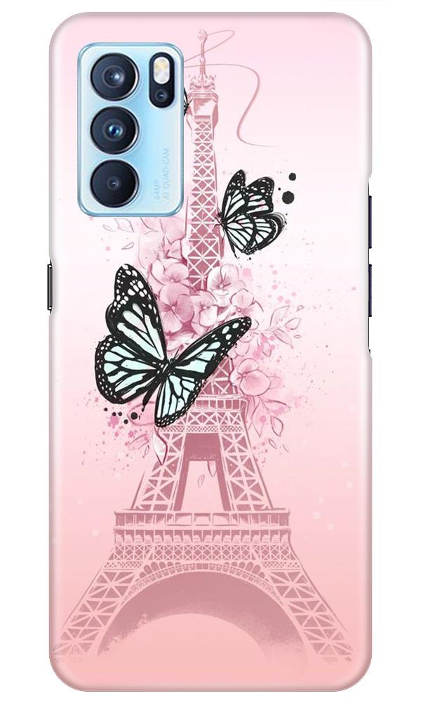 Eiffel Tower Case for Oppo Reno6 Pro 5G (Design No. 211)