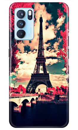 Eiffel Tower Case for Oppo Reno6 5G (Design No. 212)