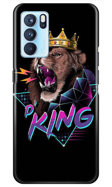Lion King Mobile Back Case for Oppo Reno6 Pro 5G (Design - 219)
