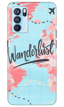 Wonderlust Travel Mobile Back Case for Oppo Reno6 Pro 5G (Design - 223)