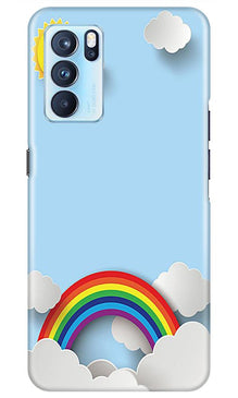 Rainbow Mobile Back Case for Oppo Reno6 Pro 5G (Design - 225)