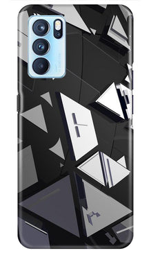 Modern Art Mobile Back Case for Oppo Reno6 5G (Design - 230)