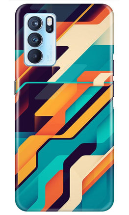 Modern Art Case for Oppo Reno6 5G (Design No. 233)