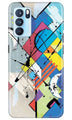 Modern Art Case for Oppo Reno6 5G (Design No. 235)