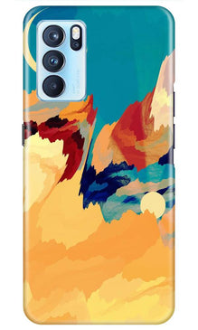Modern Art Mobile Back Case for Oppo Reno6 Pro 5G (Design - 236)