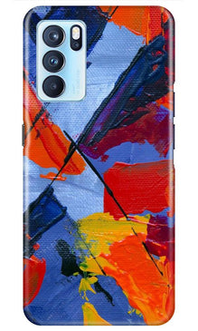 Modern Art Mobile Back Case for Oppo Reno6 5G (Design - 240)