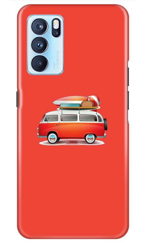 Travel Bus Case for Oppo Reno6 5G (Design No. 258)