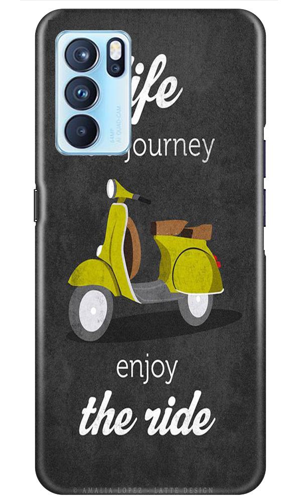 Life is a Journey Case for Oppo Reno6 Pro 5G (Design No. 261)