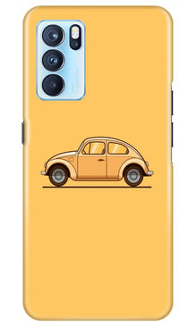 Vintage Car Mobile Back Case for Oppo Reno6 5G (Design - 262)