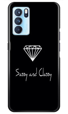 Sassy and Classy Mobile Back Case for Oppo Reno6 5G (Design - 264)