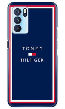 Tommy Hilfiger Mobile Back Case for Oppo Reno6 5G (Design - 275)