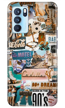 Vintage Design Mobile Back Case for Oppo Reno6 5G (Design - 284)