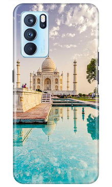 Taj Mahal Mobile Back Case for Oppo Reno6 5G (Design - 297)