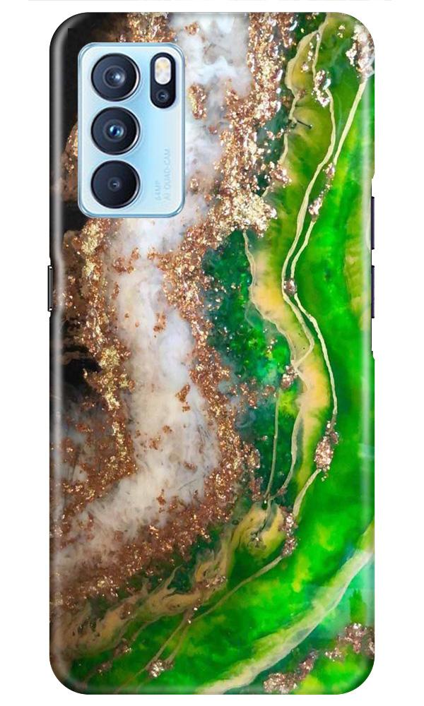 Marble Texture Mobile Back Case for Oppo Reno6 Pro 5G (Design - 307)