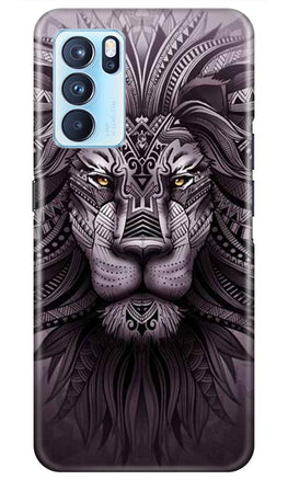 Lion Mobile Back Case for Oppo Reno6 Pro 5G (Design - 315)
